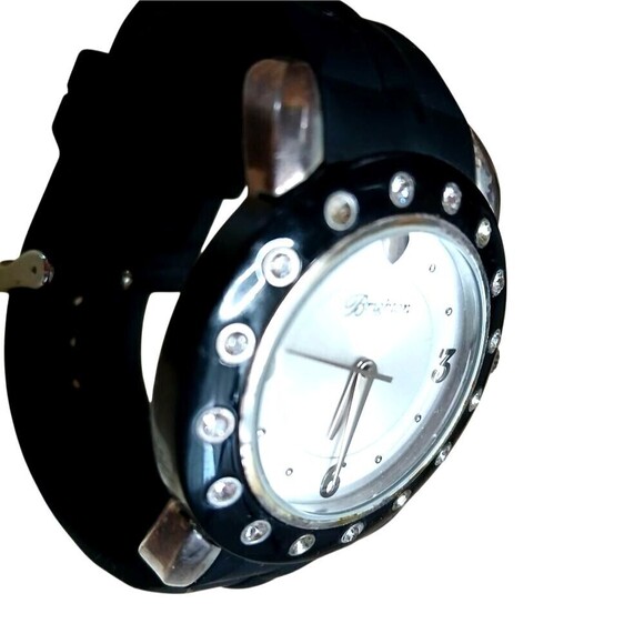 Vintage Brighton Watch- HONG KONG- Japan Swarovski Crystals Silver HTF RARE main image 9